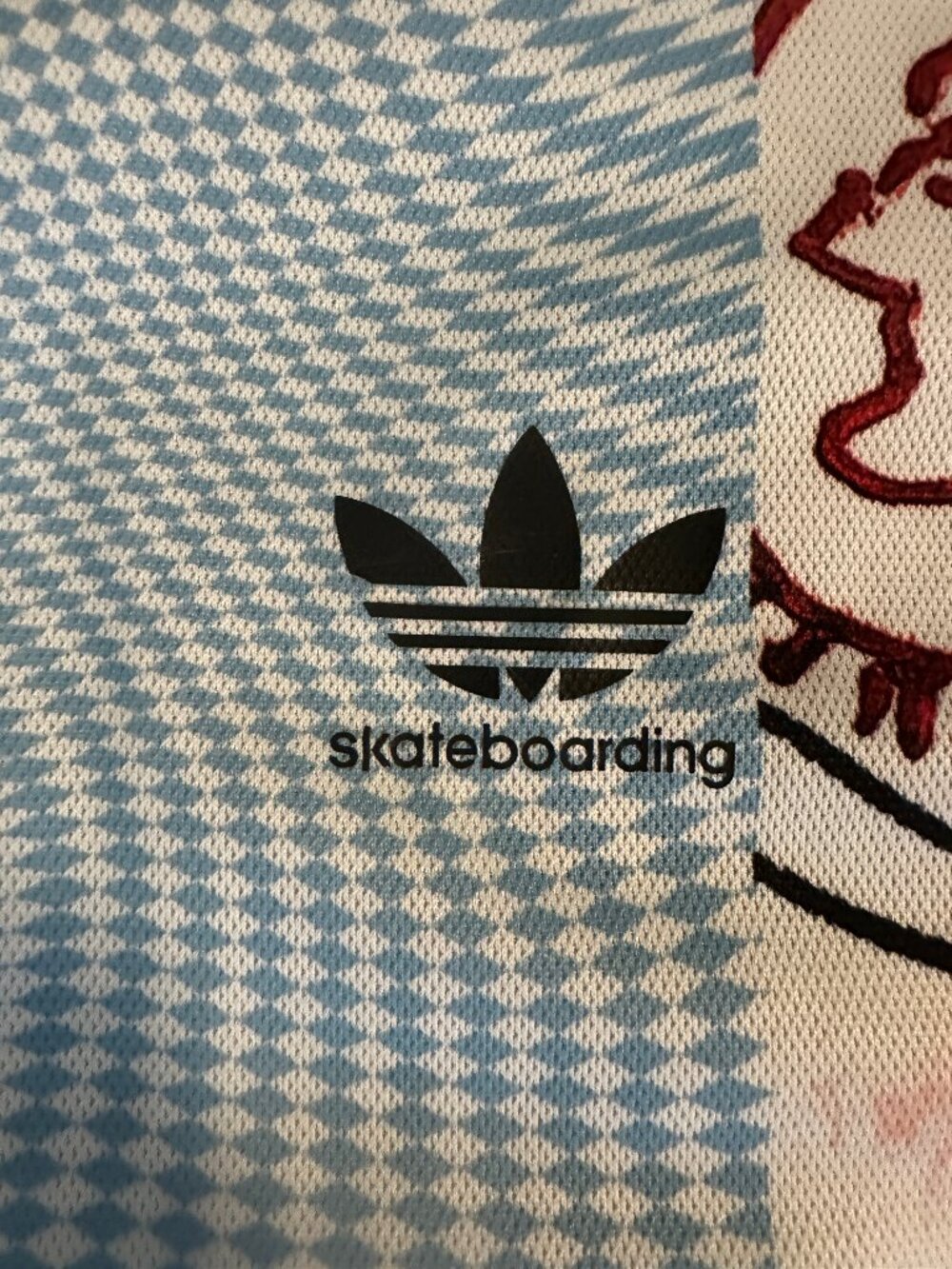 Adidas Skateboarding Mark Gonzales Jersey Men's Medium Graphic Soccer Shirt - Picture 3 of 5